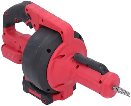 Ergonomic Electric Auger for Plumbing with LED Light 7m Flexible Cable
