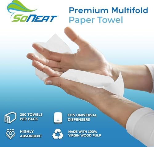 High-Quality Multi-Fold Paper Towels for Absorbing Messes