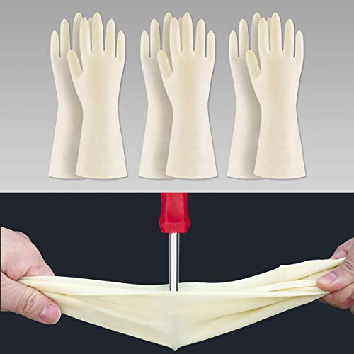 BOOMJOY Nitrile Gloves Essential Heavy Duty Reusable Dishwashing Gloves for Everyday Use