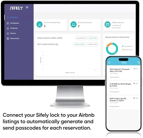 Sifely Smart Deadbolt Lock Keyless Entry Door Lock