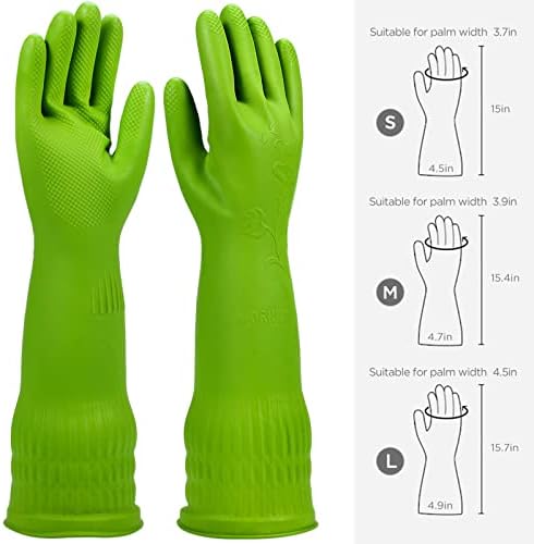 Durable Dishwashing Gloves for Kitchen Bathroom Use