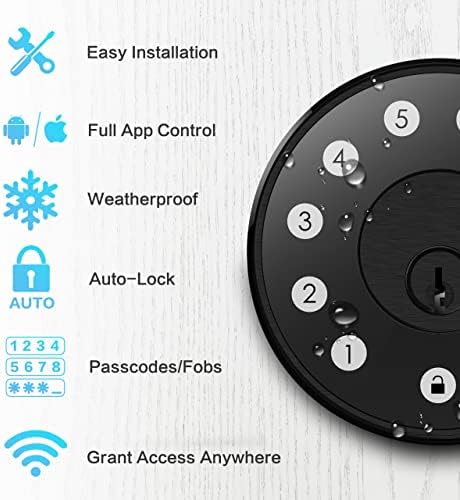 Sifely Smart Deadbolt Lock Keyless Entry Door Lock