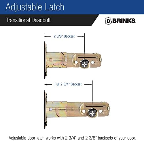 Secure Front Door Lock 1-Inch Single Cylinder Tuscan Bronze