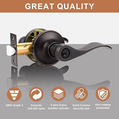 Probrico 1-Pack Entry Door Lever Set