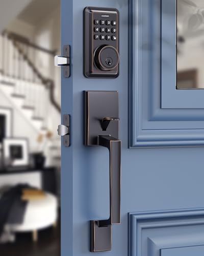 Smart Front Door Lock - Keyless Entry - Oil Rubbed Bronze