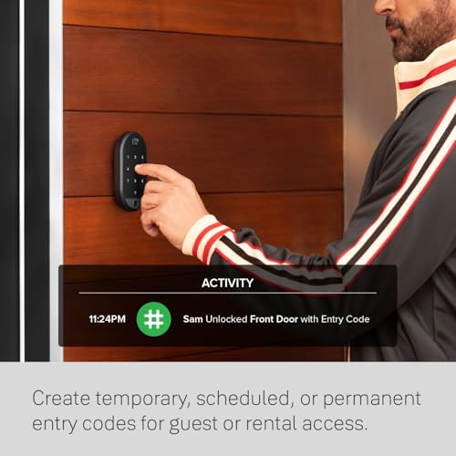 Yale August Wi-Fi Smart Lock with Keypad in Black