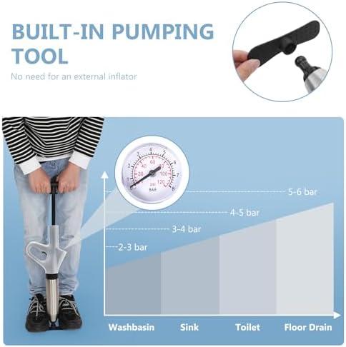 Premium High-Pressure Air Plunger for Clogs