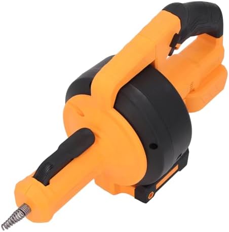 Cordless Lithium Drain Auger with 7m Cable and LED Light