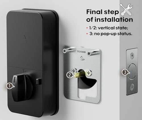 Chautday Built-in WiFi Keyless Entry Door Lock with Remote Control