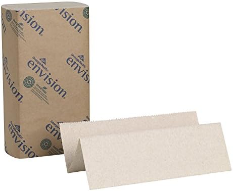 Envision Georgia Pacific Multifold Paper Towels Brown Poly-Bag Protected