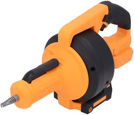 Get cleaning in seconds - Cordless Electric Drain Auger with LED
