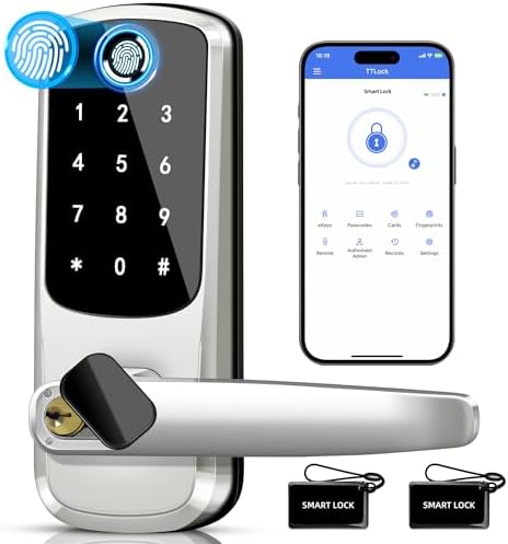 Fingerprint Passcode Door Lock with Alexa