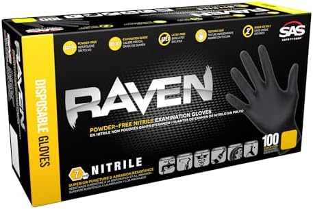 Nitrile Gloves X-Large Case of 1000 Powder-Free Disposable