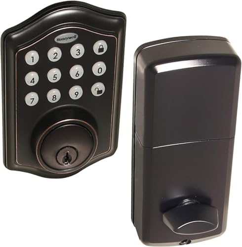 Versatile Door Lock with 50 Pin Codes and Oil Rubbed Bronze