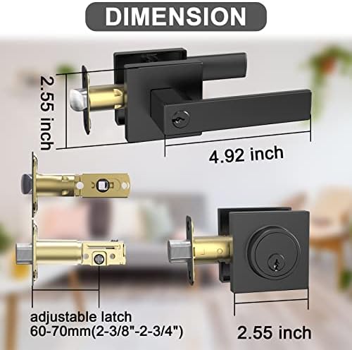BAOLONG Modern Door Handle Set