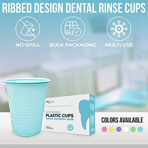5 oz Yellow Disposable Cups for Mouthwash Reusable Uses