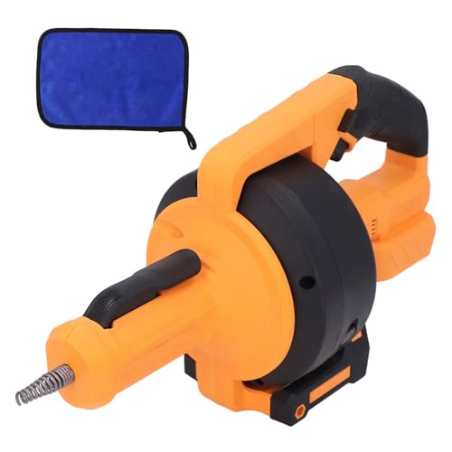 Powerful Cordless Drain Auger with LED Light