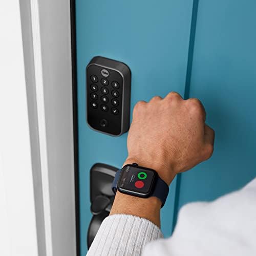 Yale - Deadbolt with Z-Wave Keypad Code Black Suede