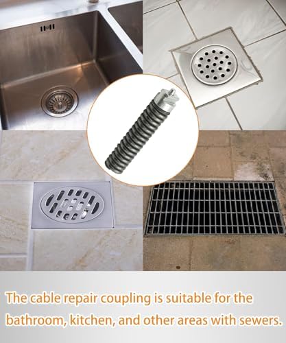 Taruimoo 91037 38-Inch IW Cable Coupling Professional Drain Cleaning Tool