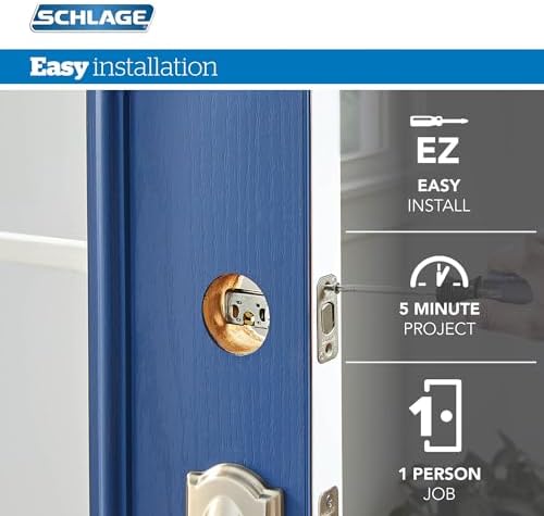 SCHLAGE Georgian Entry Deadbolt Lock