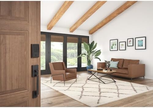 Schlag Encode Smart WiFi Deadbolt with Century Trim Aged Bronze