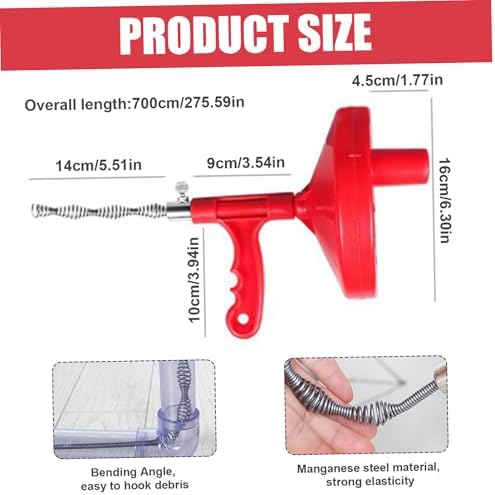 Quick-acting drain auger for clog removal