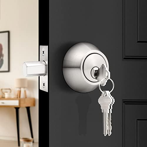 Probrico 1-Side Keyed Cylinder Door Deadbolt - Secure Durable Professional locks