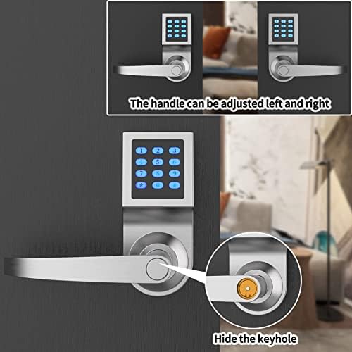 Keypad Door Lock with Handle Smart Entry