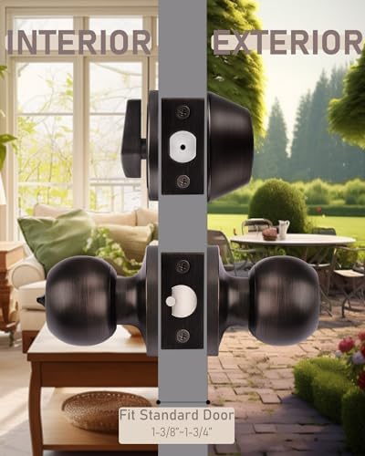 Oil Rubbed Bronze Entry Door Lockset