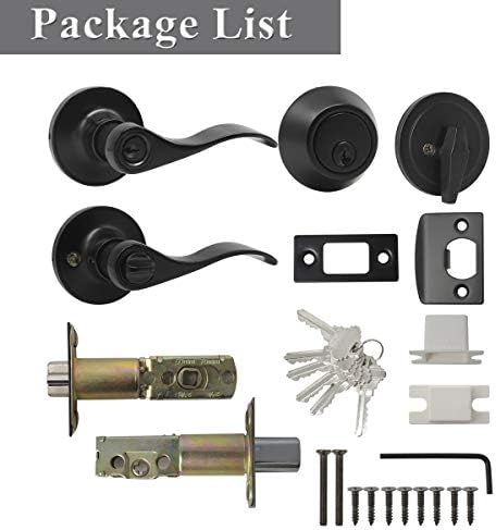 Probrico Front Door Entry Lever Lockset