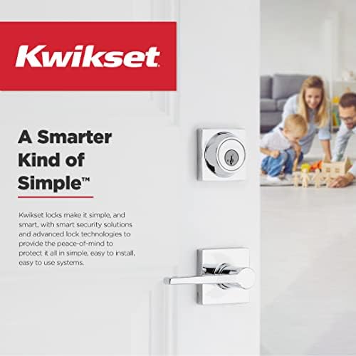 Kwikset Midtown Deadbolt Lock Matte Black