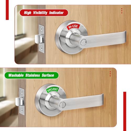 Aglehome Instant Occupancy Indicator Durable Bathroom Lock