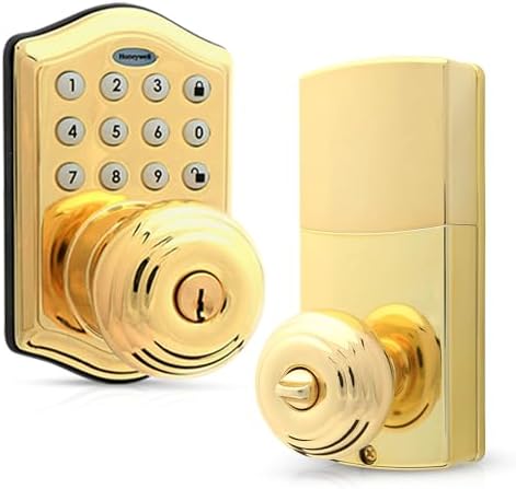 Honeywell Smart Door Lock with Polished Brass