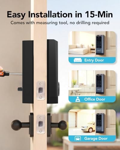 Devo G1 Smart Door Lock with Camera Alexa