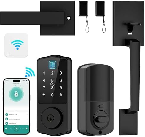 WiFi Front Door Lock with Alexa Voice Control Keyless Entry