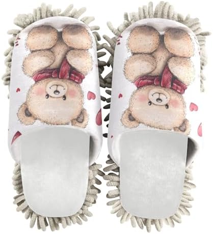 Burbuja Valentine Bear Mop Slippers