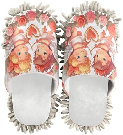 Burbuja Valentine Mop Slippers Washable Design for Men Women