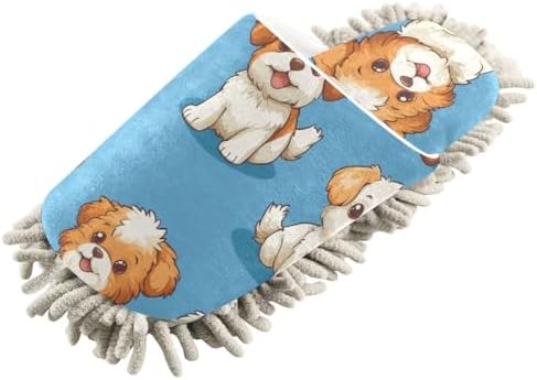 Soft Microfiber Mop Slipper for MenWomen Washable Non-Slip Easy to Clean