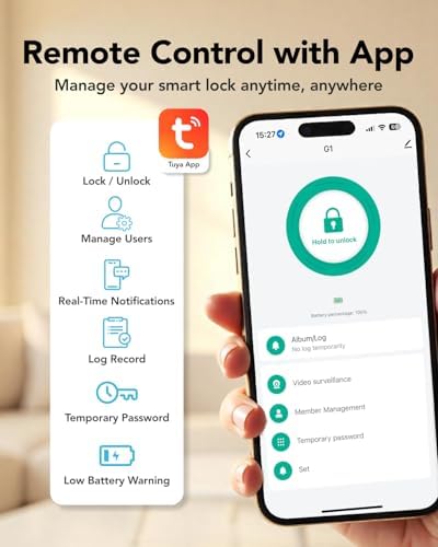 Devo G1 Smart Door Lock with Camera Alexa