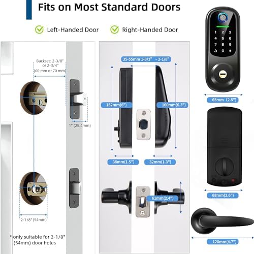 Fingerprint Bluetooth Door Lock
