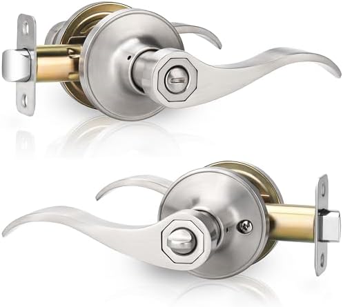 Wave Style Privacy Door Handle