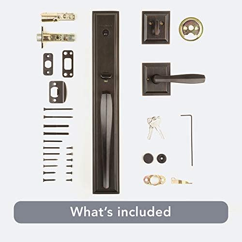 Baldwin SmartKey Front Entry Door Handle Set - Venetian Bronze