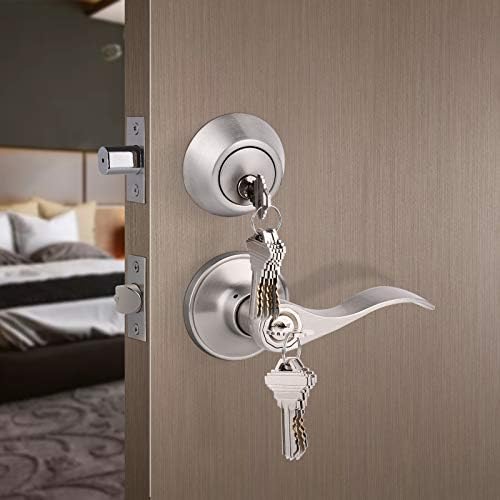 Durable Entry Door Locks with Reversible Levers