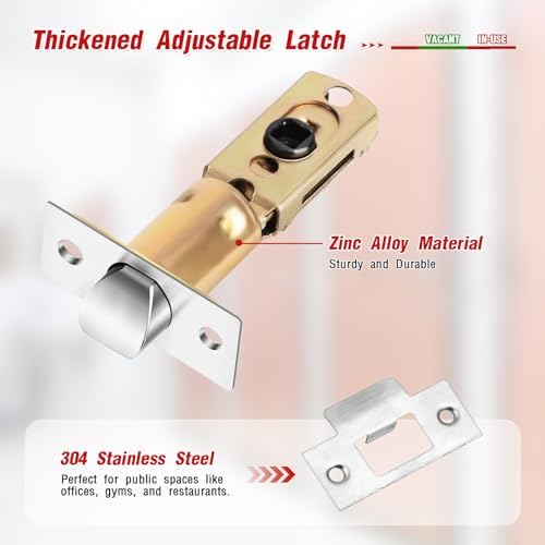 Aglehome Instant Occupancy Indicator Durable Bathroom Lock