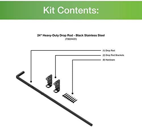 Heavy-Duty Drop Rod for Outdoor Gates