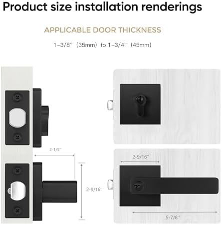 1-Box Combination Set for Front Door Locks