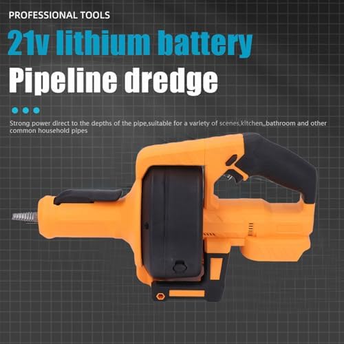 Drain Auger with 7m Cable and LED