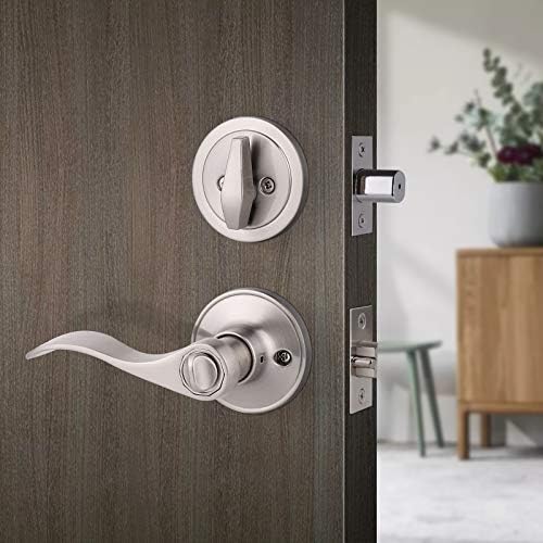 Durable Entry Door Locks with Reversible Levers