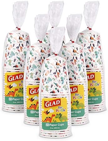 Glad for Kids Dinosaur Paper Cups