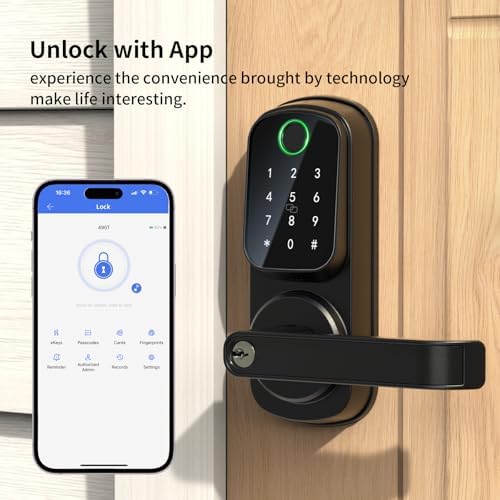 IRONZON Keyless Entry Door Lock with Handle